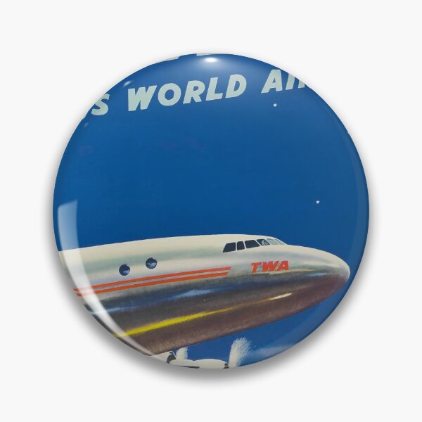 Item preview, retro classic Trans World poster designed and sold by CorasPosters.