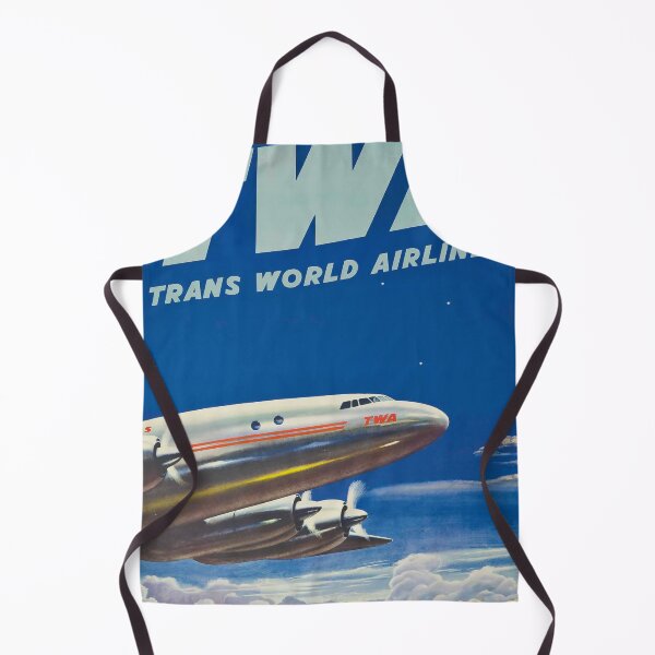 Item preview, retro classic Trans World poster designed and sold by CorasPosters.