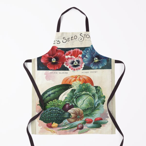 Item preview, Pansies and Vegetables - Cole's 1898 Vintage Seed Poster designed and sold by killies.