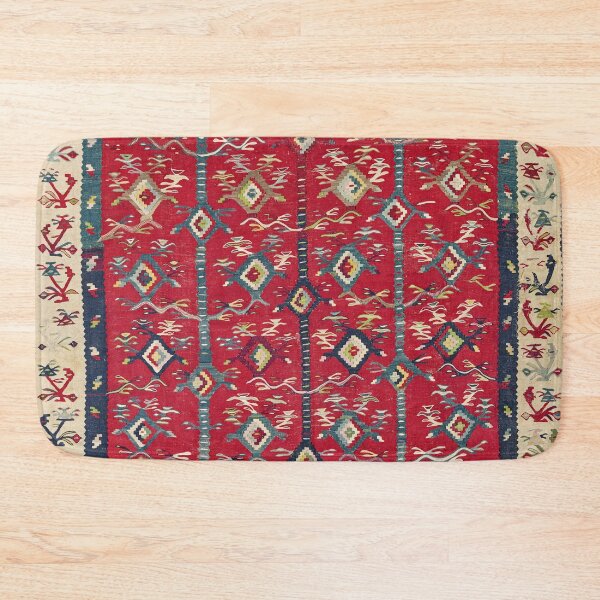 Item preview, Sarkoy Thracian Southeast Europe Kilim Print designed and sold by Vicky Brago-Mitchell®.