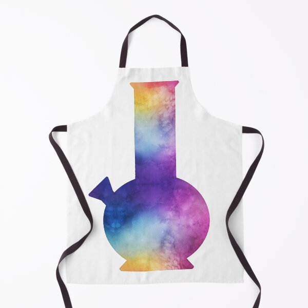 Item preview, Rainbow Watercolor Water Pipe Bong designed and sold by TheBearandBunny.