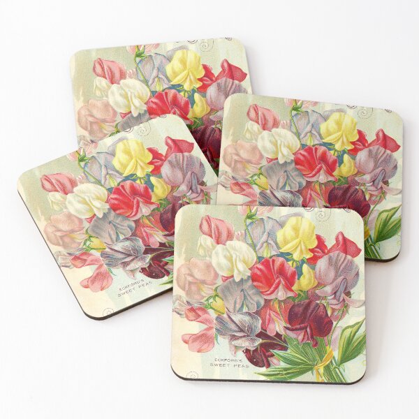 Item preview, Sweet Peas - Cole's  1893 Vintage Seed Poster designed and sold by killies.