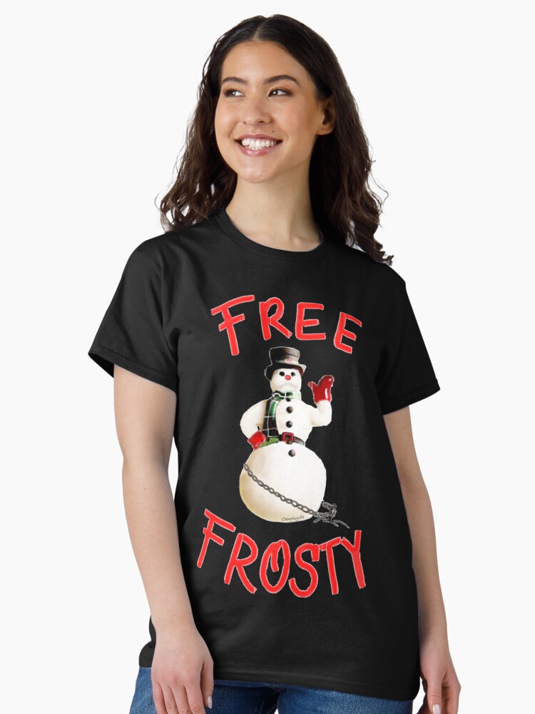 Thumbnail 2 of 7, Classic T-Shirt, Free Frosty Christmas with The kranks Christmas Gifts For Men and Women, Gift Christmas Day designed and sold by RadialTee.