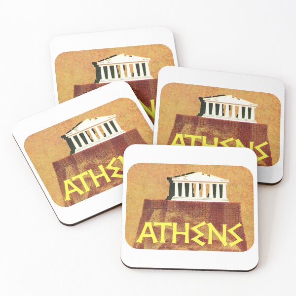 Item preview, Athens Vintage Travel Decal designed and sold by hilda74.