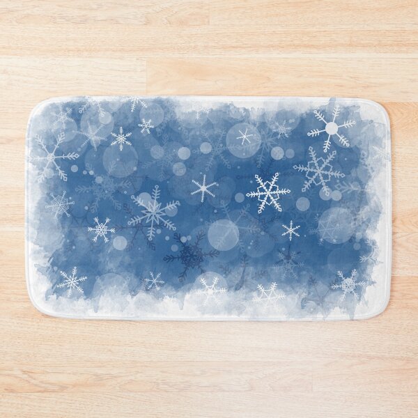 Item preview, Dark Blue Sky – Snowing Winter Night  designed and sold by Vienewi.