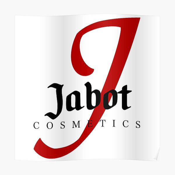 "Jabot Cosmetics White Background" Poster for Sale by PawsitiveMum