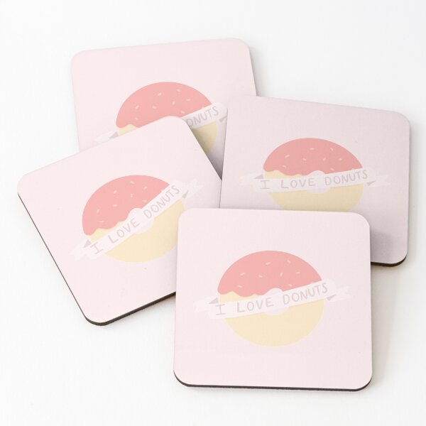 Item preview, I Love Donuts | Food Kawaii Merchandise designed and sold by Skinpedia.