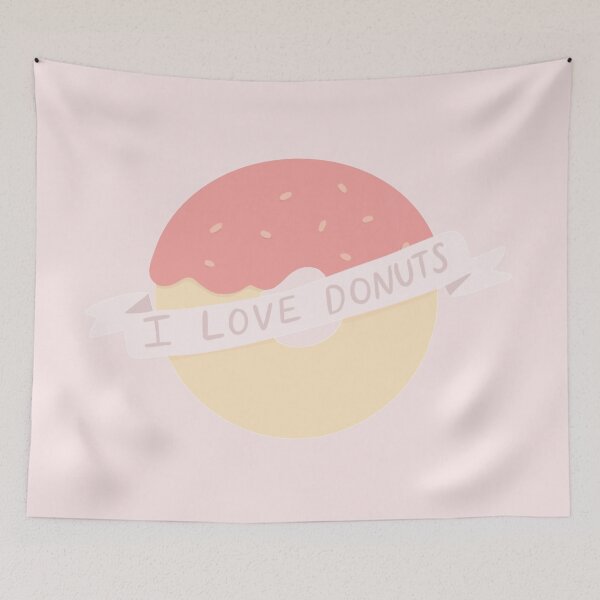 Item preview, I Love Donuts | Food Kawaii Merchandise designed and sold by Skinpedia.