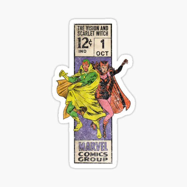 Retro Corner Box - Vision Witch Sticker
