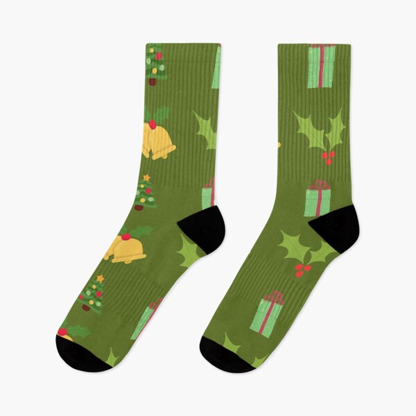 Item preview, Christmas Decoration Pattern (Green Background) designed and sold by urbnbodga.