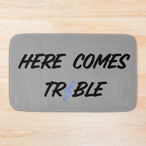 Item preview, Here Comes Treble Baby Shirt Musical Gift For Baby Pitch Perfect Kids Shirt Here Comes Trouble Music Teacher Gift Funny Baby Clothes designed and sold by Rcasadesign.