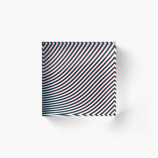 Optical Eye Trip Illusion Acrylic Block