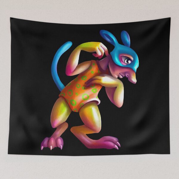 Item preview, Weird hero doodle designed and sold by snailmakesart.
