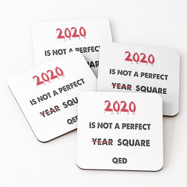 Item preview, 2020 Is Not a Perfect Square: Funny Gift For Math Teachers and Math Enthusiast designed and sold by thegiftedadult.