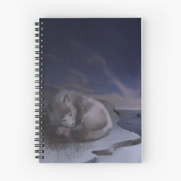 Item preview, Sleeping wolf with a background designed and sold by IsoPahaSusi.