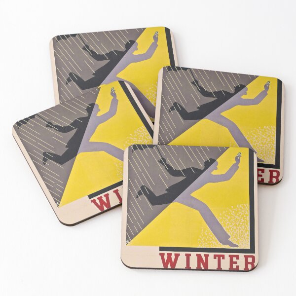 Item preview, retro classic South for Winter Sunshine poster designed and sold by CorasPosters.