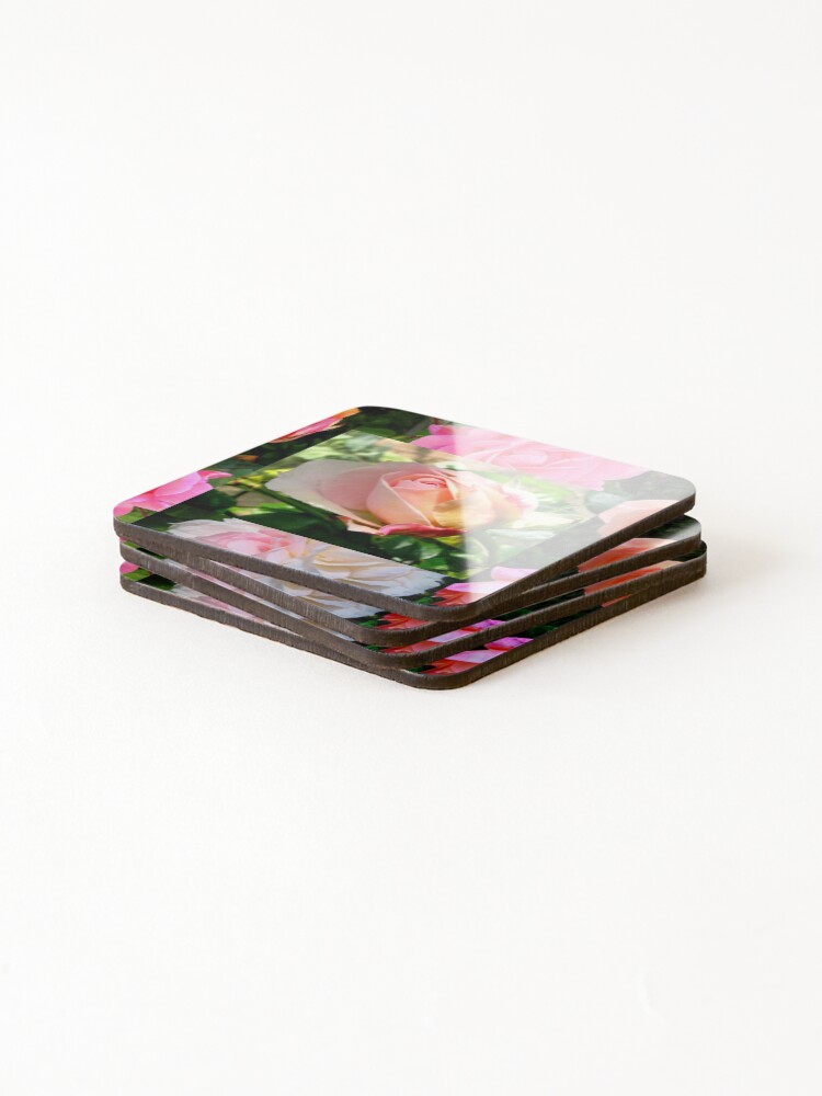 Thumbnail 4 of 5, Coasters (Set of 4), Birth Roses designed and sold by lezvee.