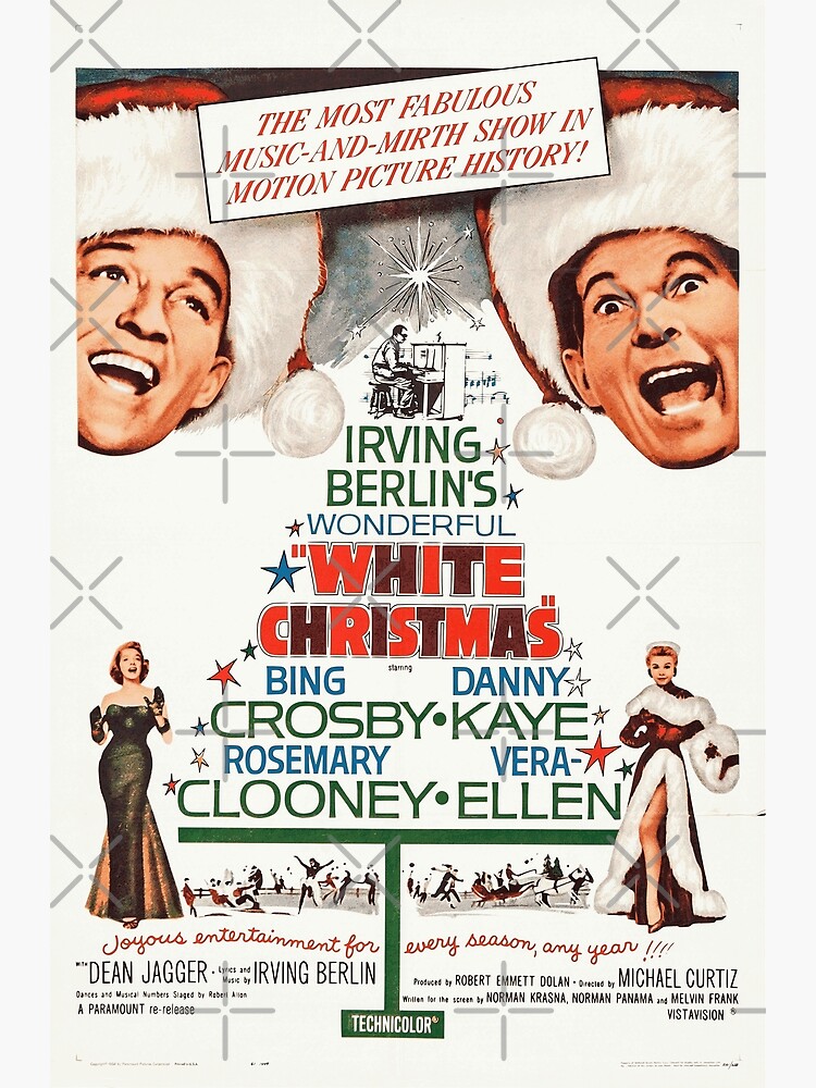 Disover White Christmas - Bing Crosby, Danny Kaye Premium Matte Vertical Poster
