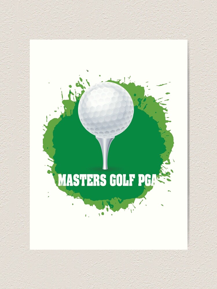 " Masters Golf Pga , tiger , champion , master tournement" Art Print by