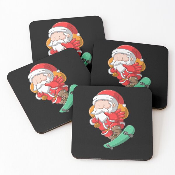 Item preview, Christmas Skateboarding Santa designed and sold by mouad naouiri.
