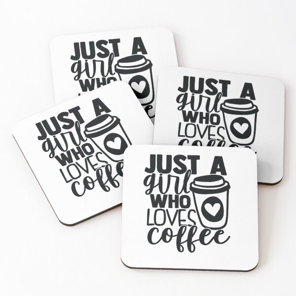 Item preview, Just A Girl Who Loves Coffee designed and sold by Eric-Costa-2733.