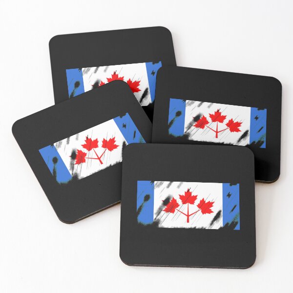 Item preview, Black Scratched Canadian Pearson pennant flag designed and sold by AidanMDesigns.