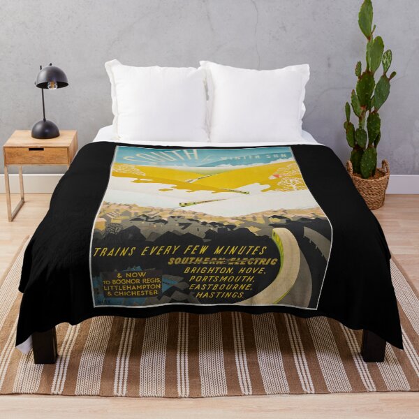 Item preview, retro classic South for Winter Sunshine poster designed and sold by CorasPosters.