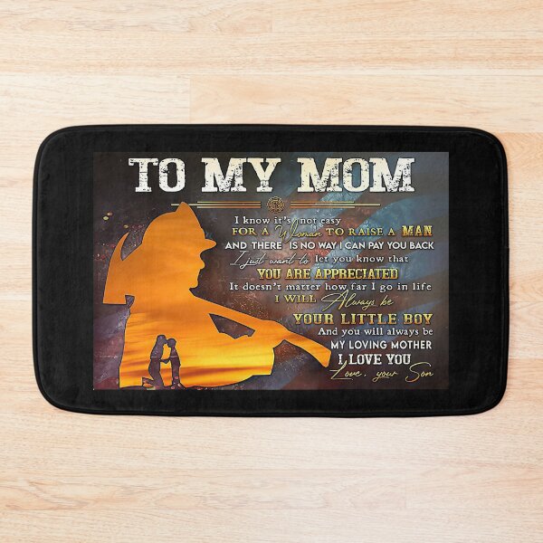 Item preview, To My Mom - Mom And Son Firefighter - My Son Firefighter American Flag designed and sold by ArleenCostums.