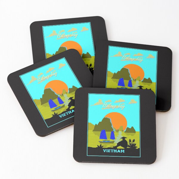 Item preview, VIETNAM : Halong Bay Travel and Tourism Advertising Print designed and sold by posterbobs.