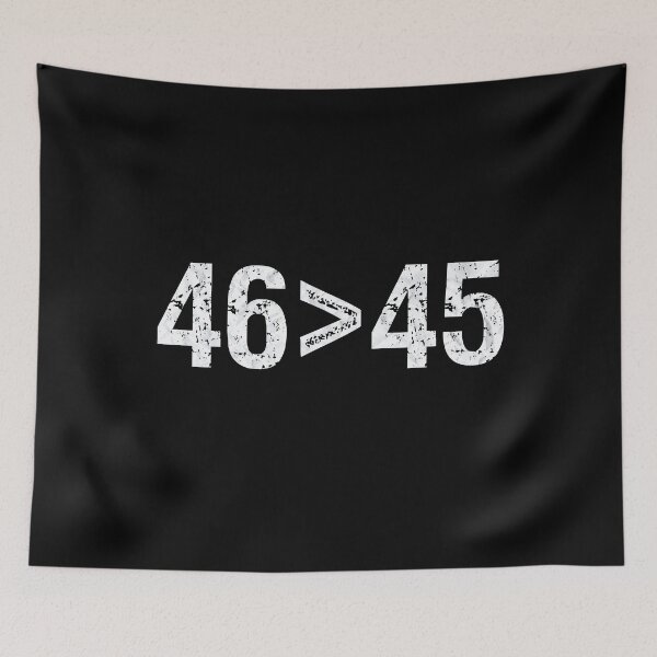 Item preview, 46 Superior Than 45 Democrats & Liberals USA Funny Gift designed and sold by Andrea Lina.