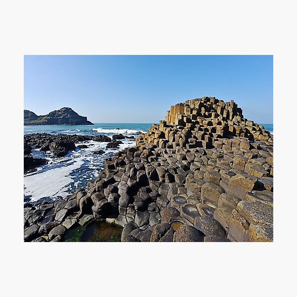 Giants Causeway Nature Photography Seascape Gift for Geologist Northern Ireland Canvas Print