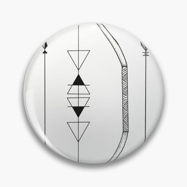 Item preview, Bow and Arrow Tattoo Design designed and sold by Hollowfog.