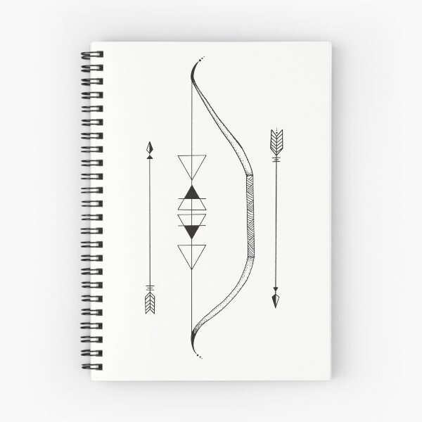 Item preview, Bow and Arrow Tattoo Design designed and sold by Hollowfog.