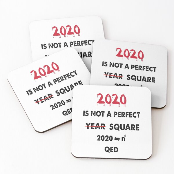 Item preview, 2020 Is Not a Perfect Square: Funny Gift For Math Teachers and Math Enthusiast designed and sold by thegiftedadult.
