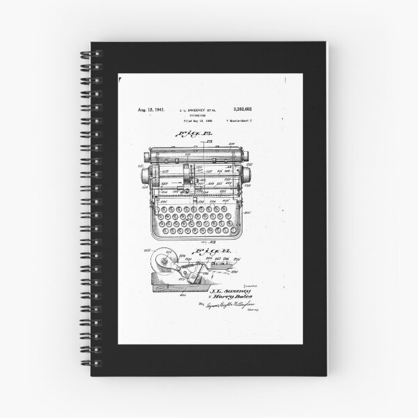 Item preview, Typewriter Patent designed and sold by amilli.