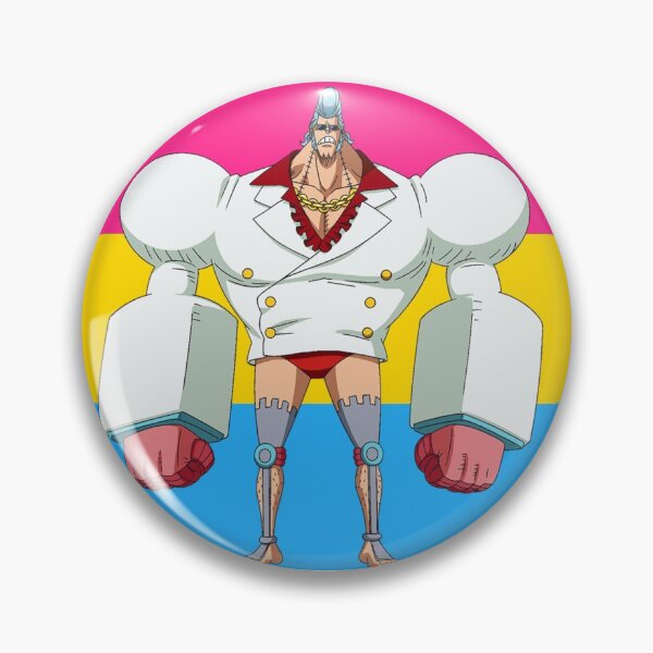 Item preview, Franky Pansexual Pin  designed and sold by Cosplayshin.