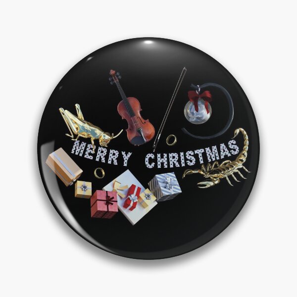 Item preview, Scorpion And Grasshopper - Christmas Design designed and sold by Timebird.
