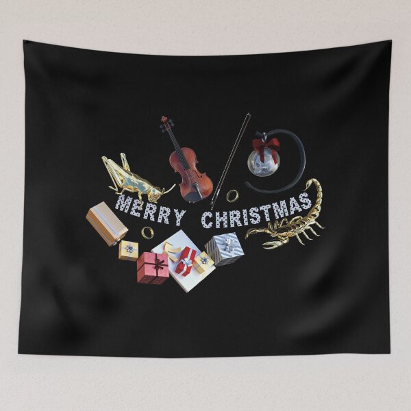 Item preview, Scorpion And Grasshopper - Christmas Design designed and sold by Timebird.