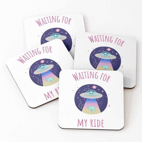 Item preview, Waiting for My Ride Alien  designed and sold by Daisylove7.