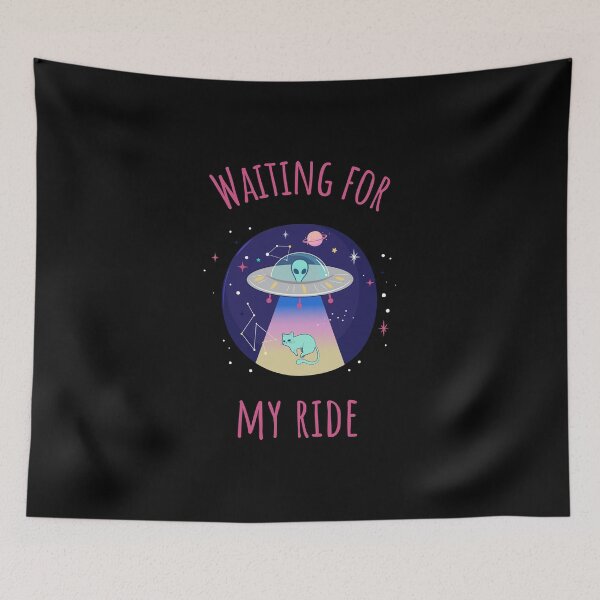 Item preview, Waiting for My Ride Alien  designed and sold by Daisylove7.