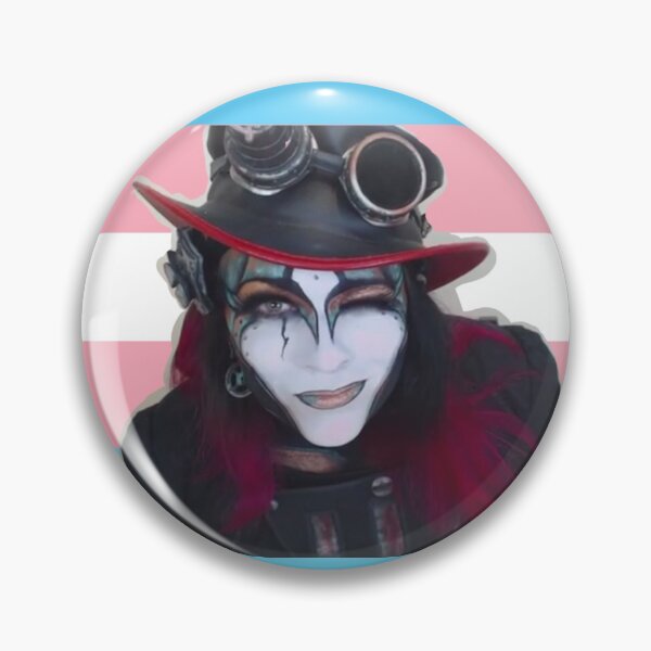 Item preview, Rabbit Transgender pin  designed and sold by Cosplayshin.