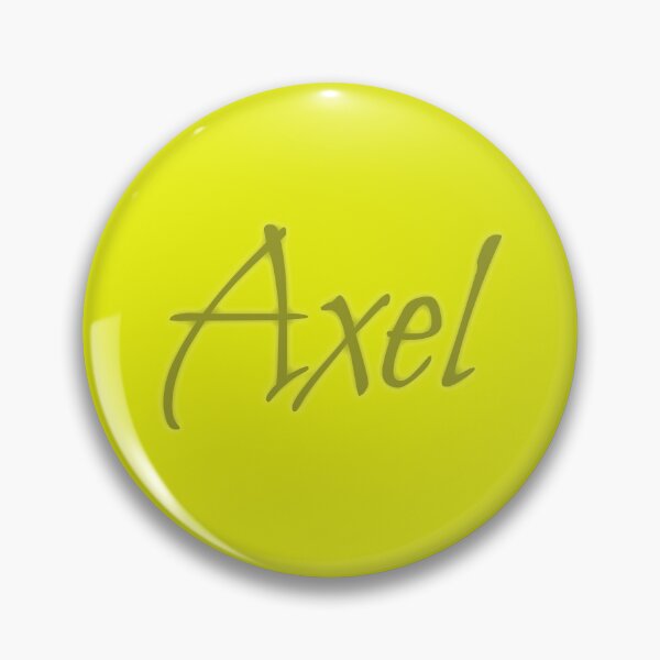 Item preview, Axel name designed and sold by LizBanegasArt.