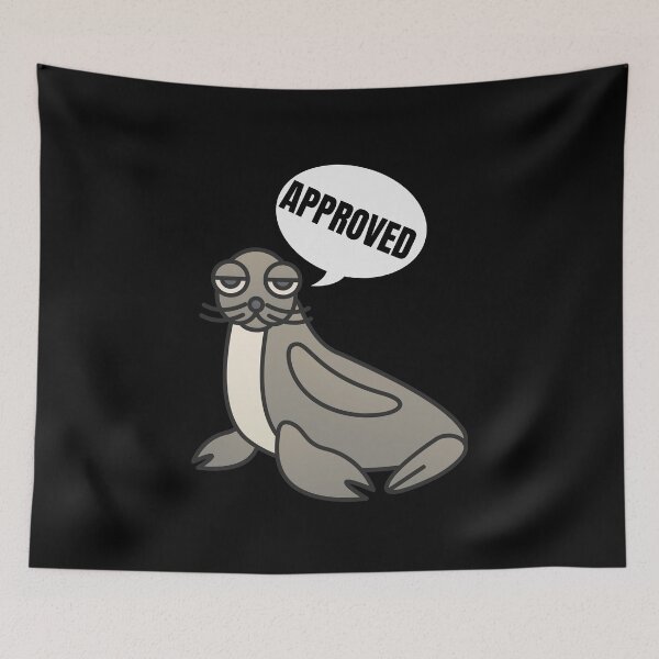 Item preview, Seal Of Approval designed and sold by Spicy Chilli.