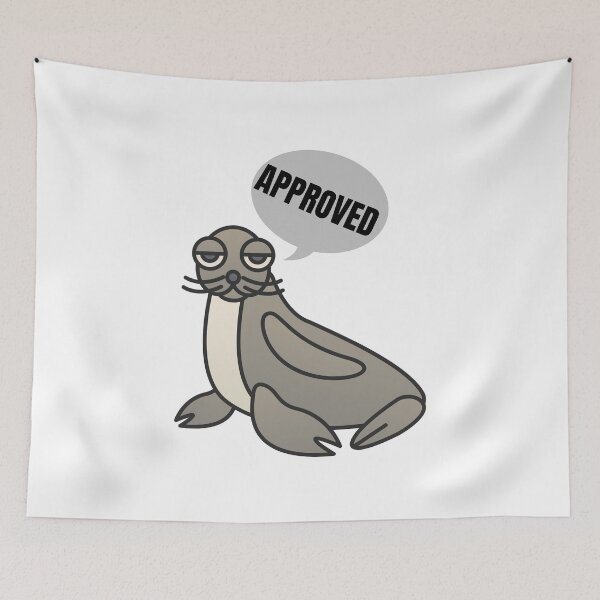 Item preview, Seal Of Approval designed and sold by Spicy Chilli.