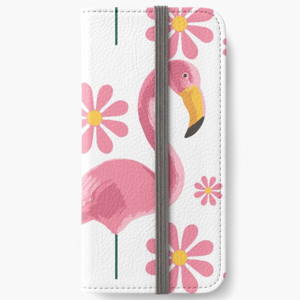 Pink Flamingo Party iPhone Wallet