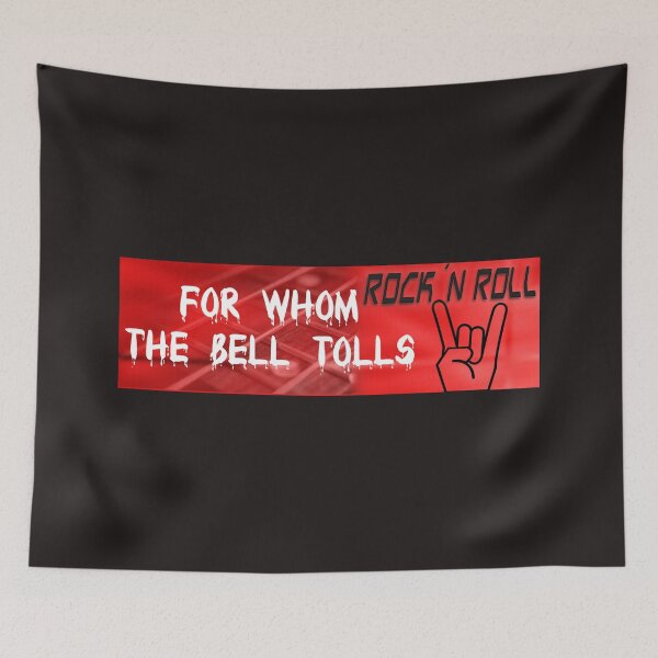 Item preview, For Whom the Bell Tolls designed and sold by QuotesDogma.