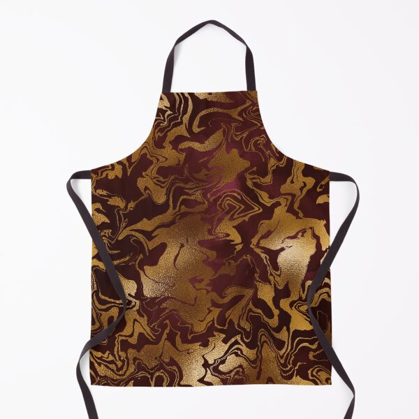Item preview, Marble Burgundy and Gold Swirled Pattern designed and sold by WOW TeesAndThings.