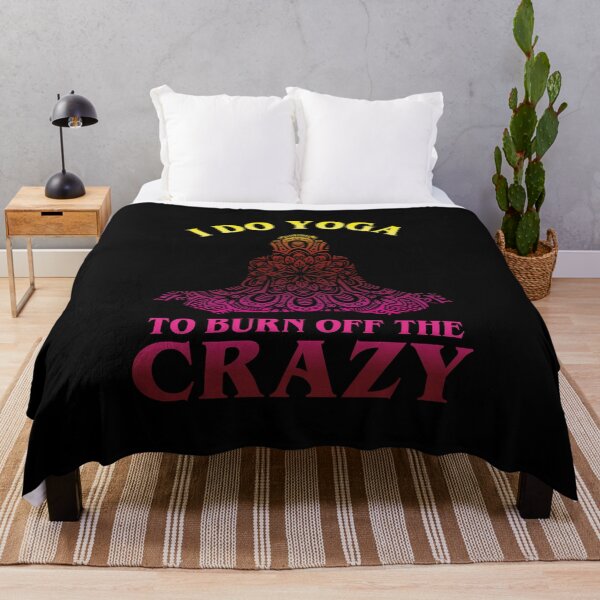 Item preview, I do yoga to burn off the crazy designed and sold by tinypurpleland.