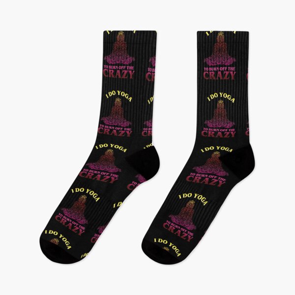 Item preview, I do yoga to burn off the crazy designed and sold by tinypurpleland.