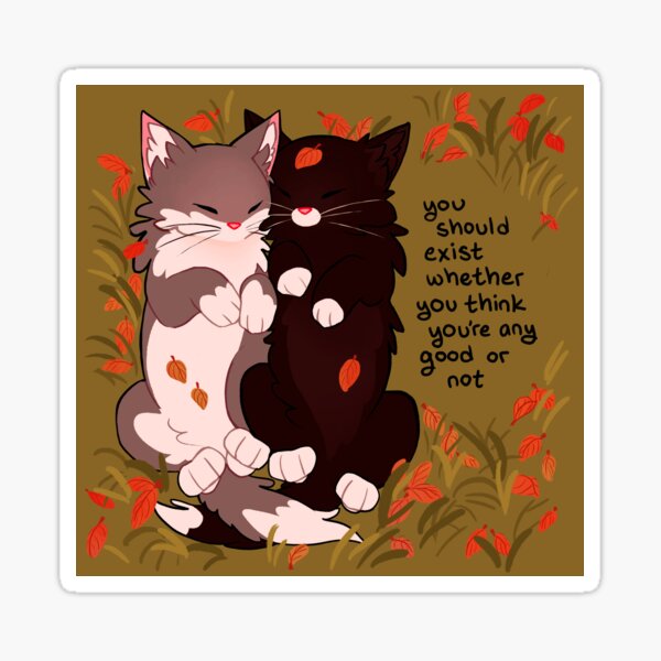 Artikel-Vorschau von „Du solltest existieren, egal, ob du denkst, dass du gut bist oder nicht“ Snuggly Fall Kittens, designt und verkauft von thelatestkate.